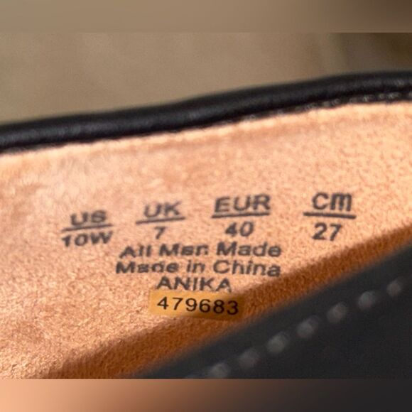 LifeStride‎ Simply Comfort Aliza Black Faux Leather Ballet Flats Size 10W - Picture 9 of 9